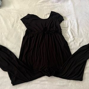 Black Jumpsuit with Pockets